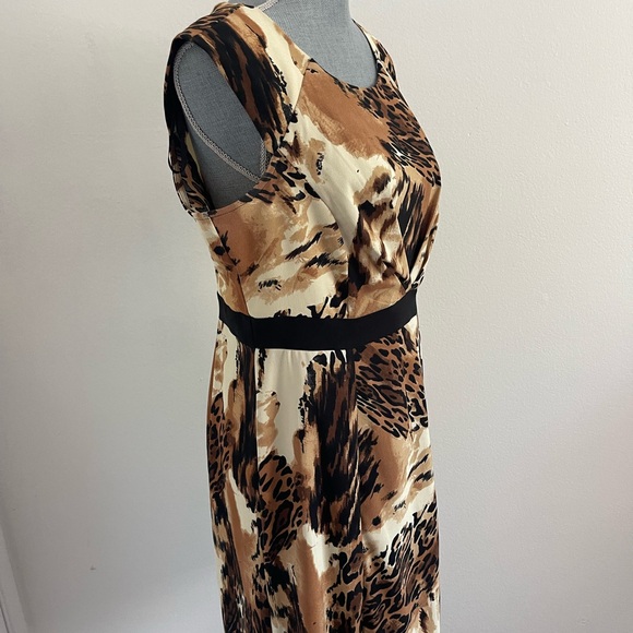 Emma / Michele Leopard Animal Print Dress - Picture 1 of 16